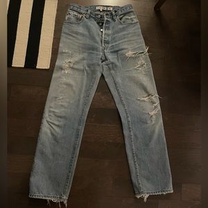 Re/Done Levi’s distressed jeans
